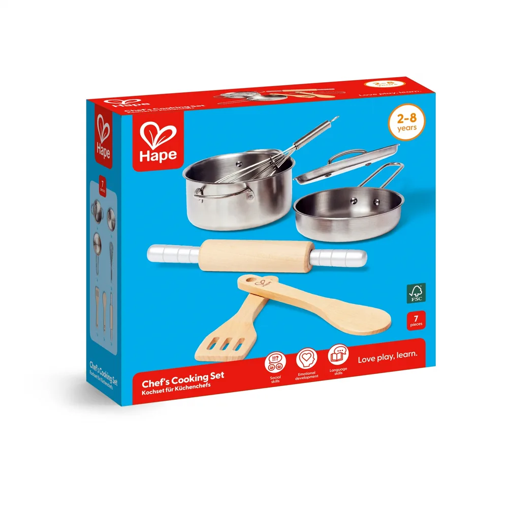 Игрален комплект, Hape, Готварски комплект, 7 части