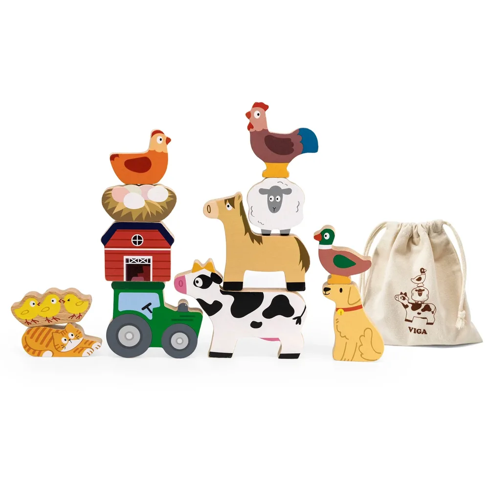 Дървени фигури за игра – Ферма