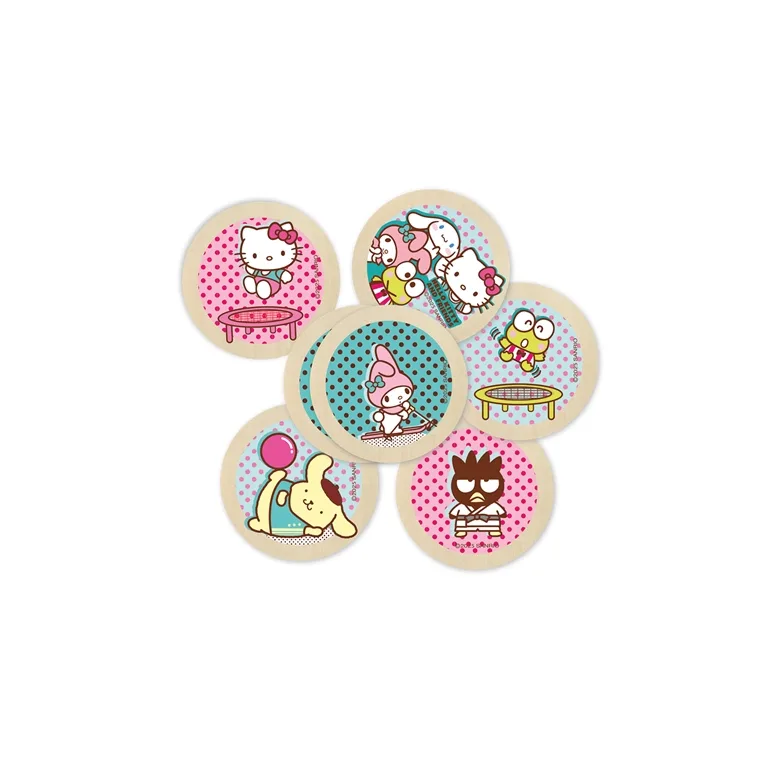 Дървена игра за памет Hello Kitty and friends