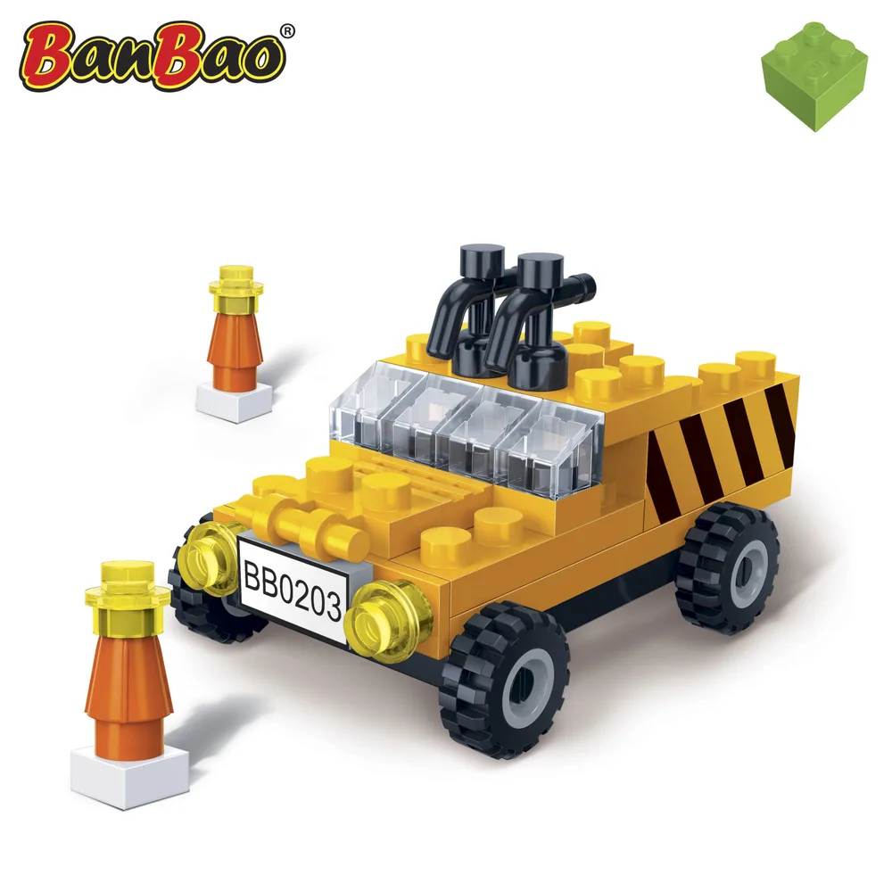 Мини Конструктор, Ban Bao, Строителен камион, 39 части