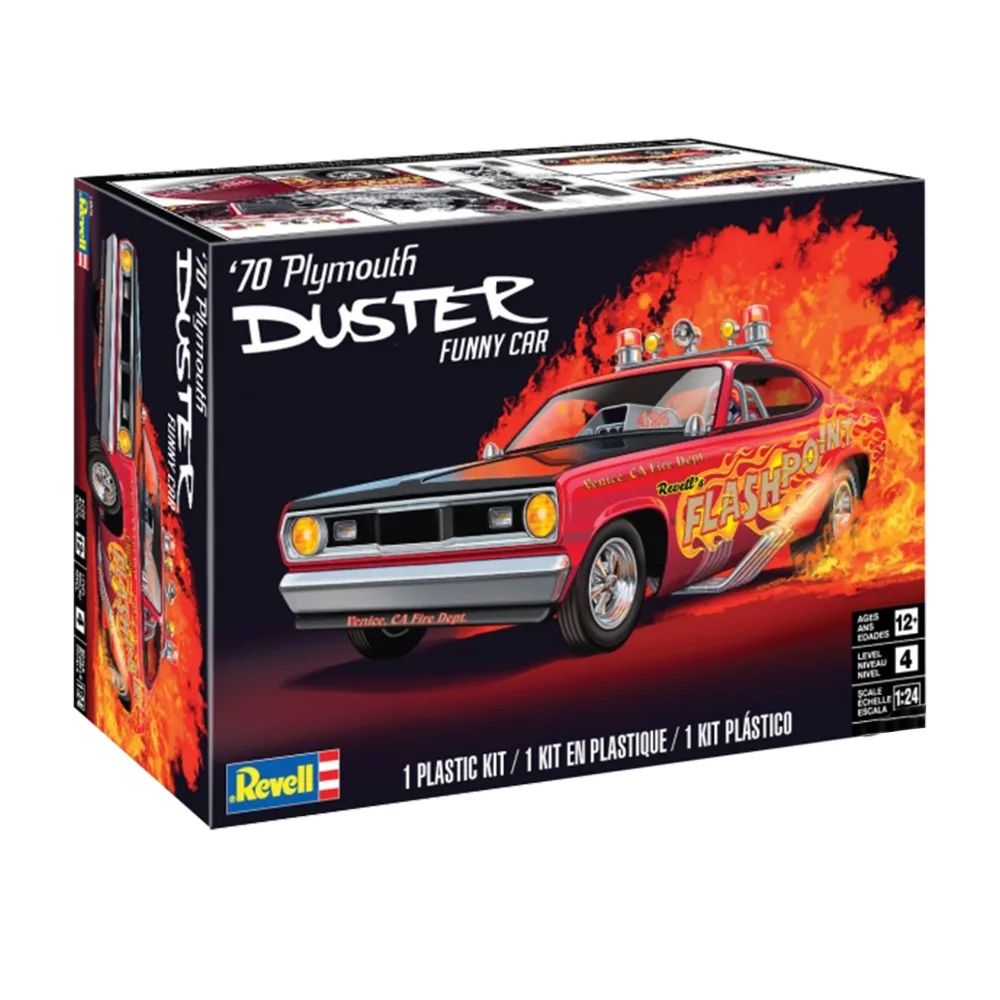 Сглобяем модел, Revell, Плимут Duster 1970, 100 части