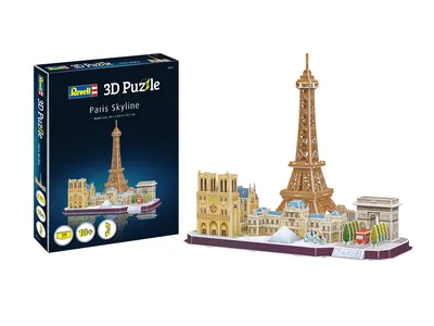 Пъзел, Revell, Забележителности в Париж 3D, 114 части