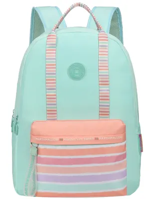 Ученическа раница, Marshmallow, Stripes Mint, 43 x 33 x 16 см