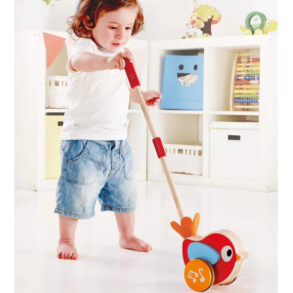 Музикална пръчка за бутане, Hape, Лили, 10.2 х 17.5 х 56.5 см