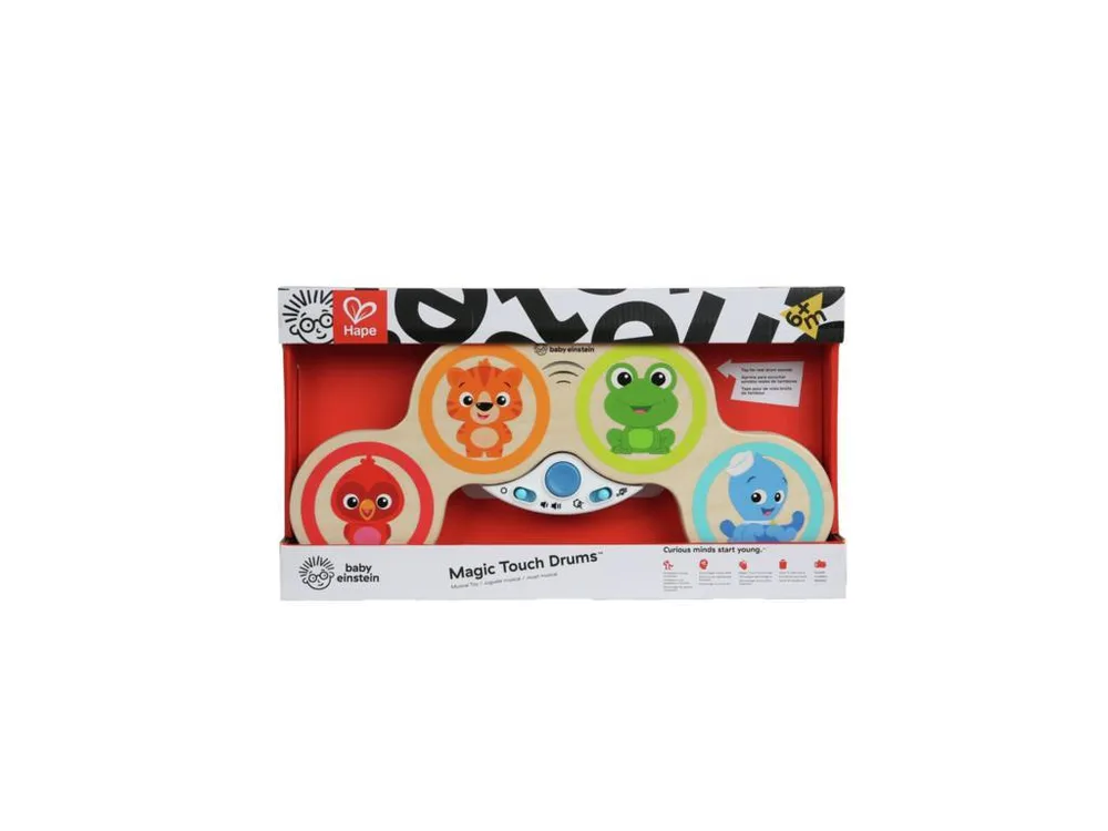 Интерактивна играчка, Hape, Baby Einstein, Забавен сензорен барабан