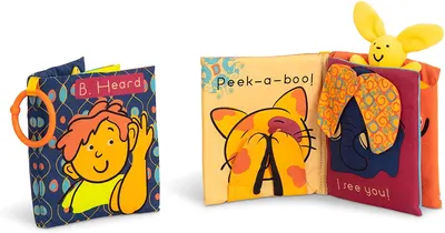 Интерактивна играчка, Battat, Мека детска книжка