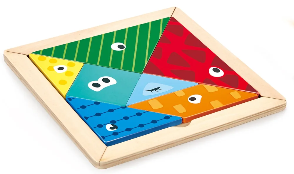 Дървена играчка, Hape, Танграм
