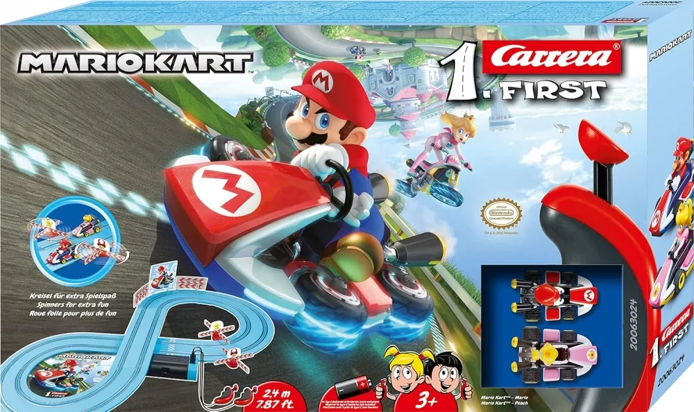 Състезателна писта, Carrera, Super Mario, Марио срещу Пийч