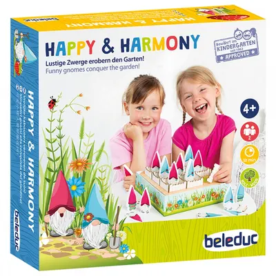 Дървена настолна игра, Beleduc, Хепи и Хармони, 41 части