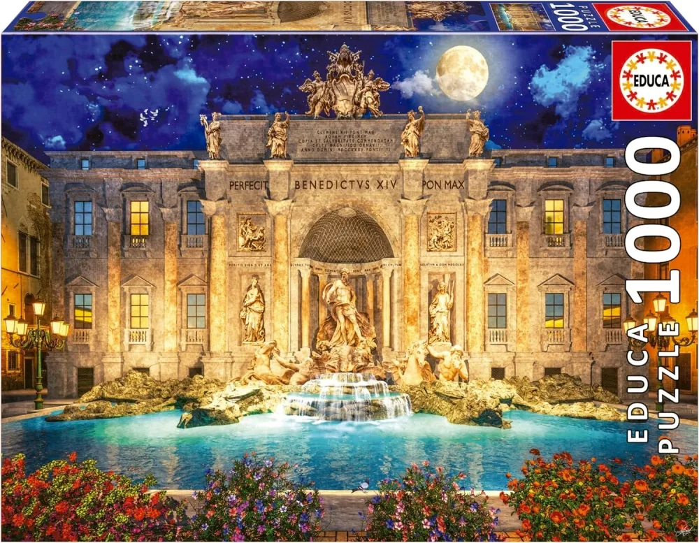 Пъзел, Educa, Фонтанът Ди Треви, Рим, 1000 части
