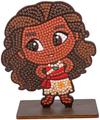 Комплект за диамантена бродерия, Craft Buddy, Crystal Art Buddies, Моана, 7 части