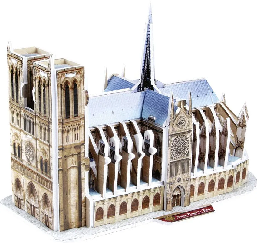 Пъзел, Revell, Катедралата Нотр Дам Париж 3D, 39 части