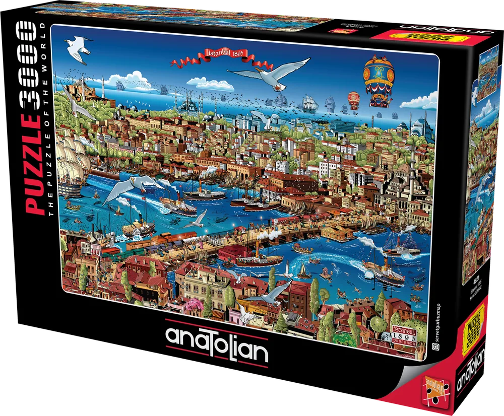 Пъзел, Anatolian, Истанбул 1895г., 3000 части