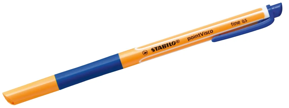 Ролер химикалка, Stabilo, pointVisco, Син