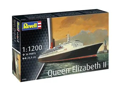 Сглобяем модел, Revell, Круизен кораб Кралица Елизабет II, 36 части