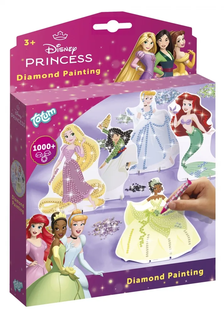 Творчески комплект, Totum, Disney Princess, Направи си сам диамантен гоблен принцеси