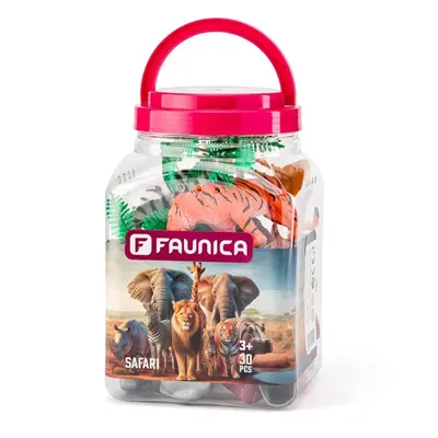 Диви животни - фигурки за игра в кофа, 30 части