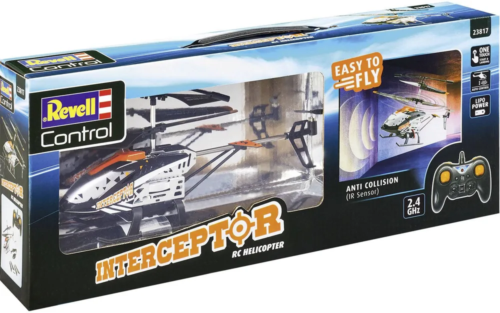 Хеликоптер с радио управление, Revell, Interceptor противоударен, RC