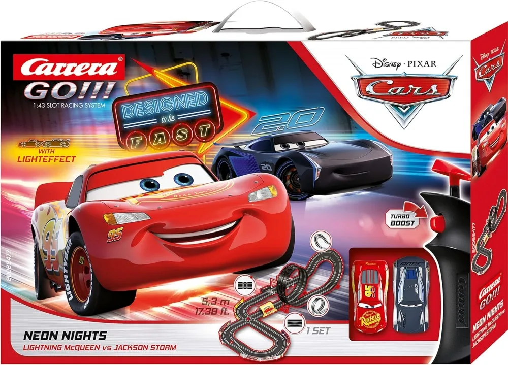 Състезателна писта, Carrera, Cars, Светещи в тъмното, 5.3м