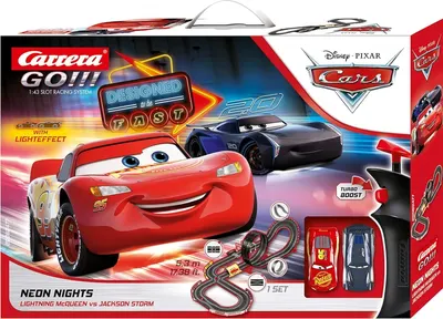 Състезателна писта, Carrera, Cars, Светещи в тъмното, 5.3м