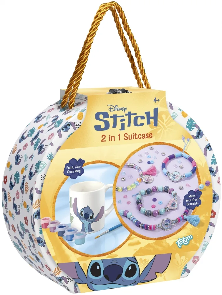 Творчески комплект куфарче, Totum, Stitch, Направи си сам, 2 в 1