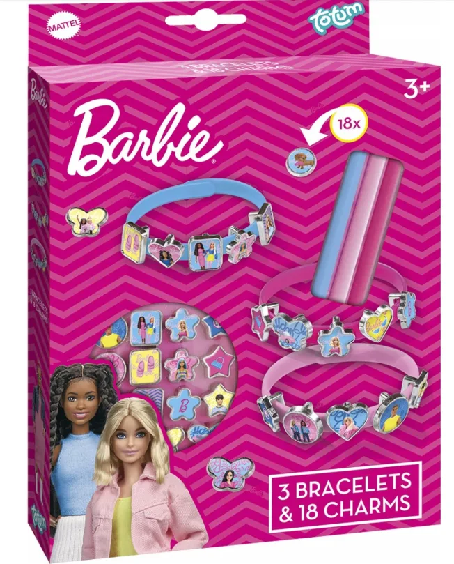 Творчески комплект, Totum, Barbie, Направи сам гривни, 3 броя
