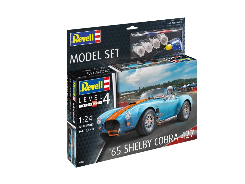 Комплект сглобяем модел, Revell, Автомобил Shelby Cobra 427 1965, 94 части