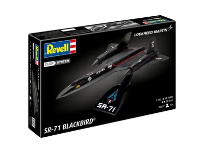 Сглобяем модел, Revell, Самолет Lockheed SR-71 Blackbird, 15 части