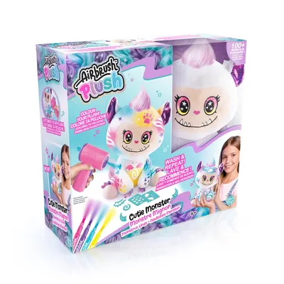Творчески комплект, Canal Toys, Плюшена играчка за оцветяване, Сладко чудовище