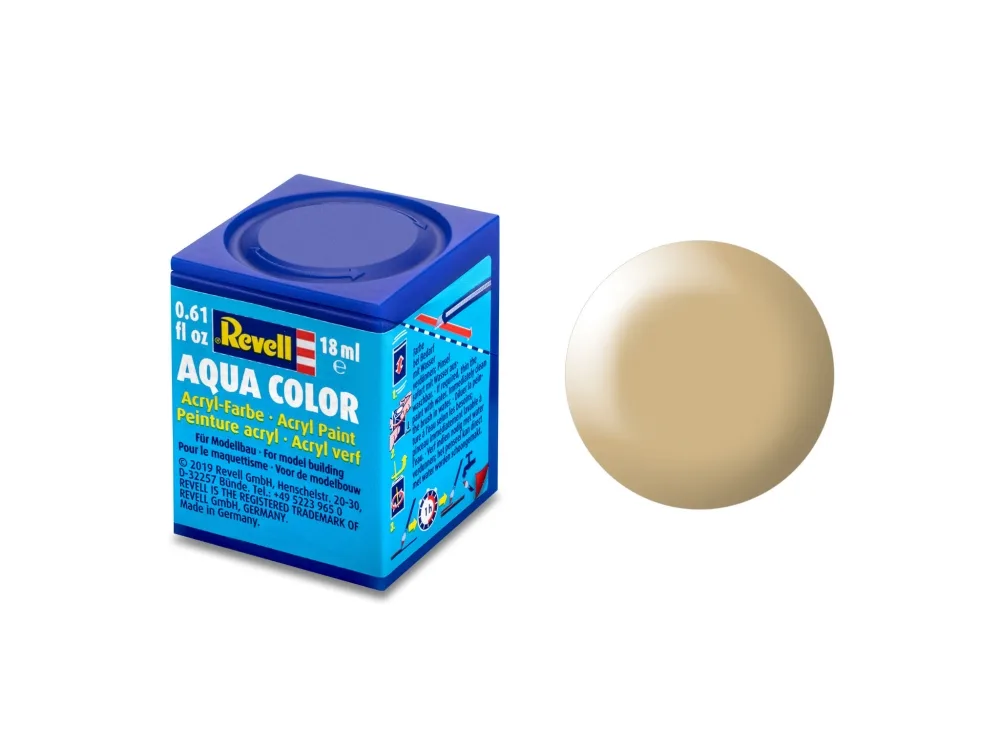 Акрилна боя, Revell, Aqua Color, Копринено бежово, 18 мл