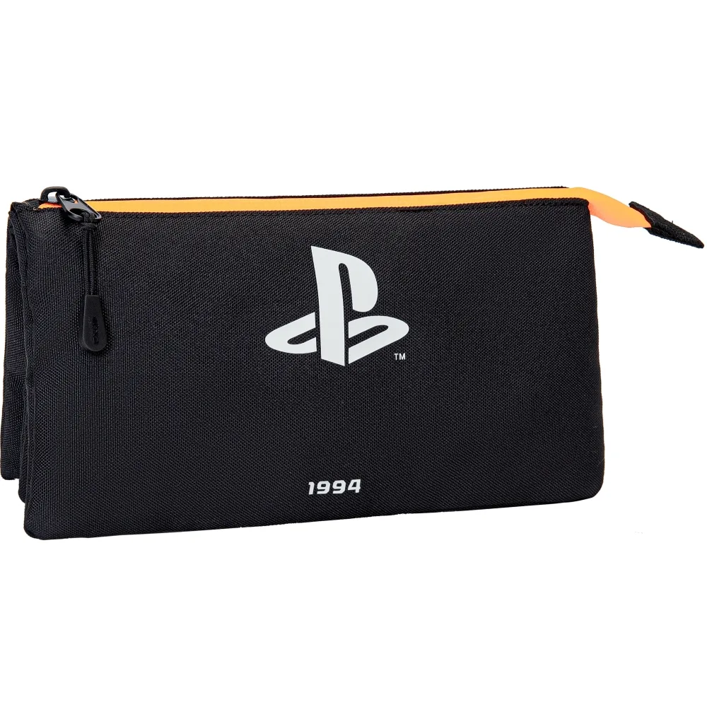 Ученически несесер, Kstationery, Playstation, Black, 23 x 12 x 2 cm