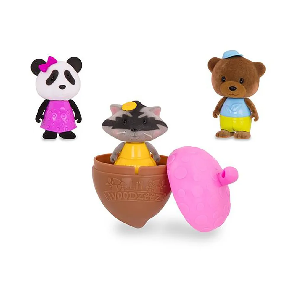 Комплект за игра, Battat, Li'l Woodzeez, Фигурки в жълъд, Серия 3