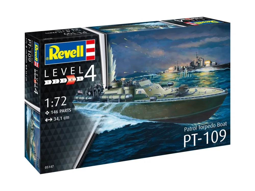 Сглобяем модел, Revell, Военен кораб Torpedo PT-109, 146 части