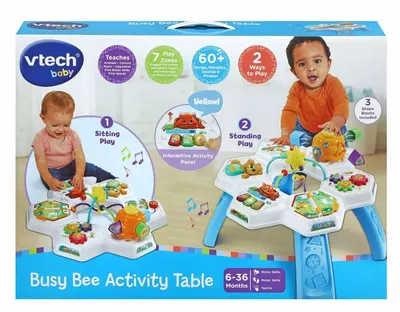 Интерактивна играчка, Vtech, Масичка за игра, Синя