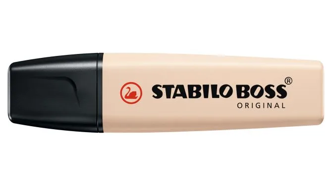 Текст маркер, Stabilo, Boss Original Nature Colors, Бежово