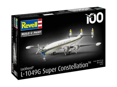Сглобяем модел, Revell, Самолет, Lockheed L-1049G Super Constellation Lufthansa, 95 части