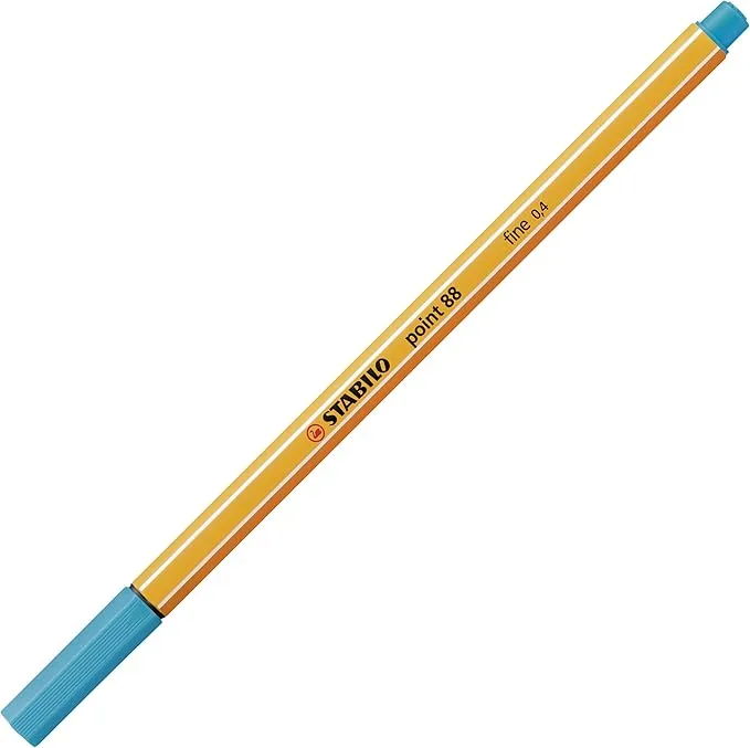 Тънкописец, Stabilo, Point 88 fine 0.4, светло синьо