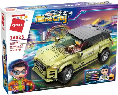 Конструктор, Qman, MineCity, Автомобил Roar suv-38, 275 части