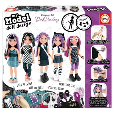 Образователна игра, Educa, My Model, Дизайн на кукла, Тъмна академия