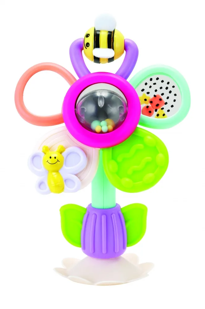 Бебешка активна играчка, Infantino, Въртящо се цвете