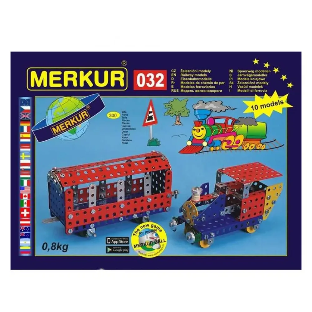 Merkur 032, Локомотиви, 10 в 1, 300 части