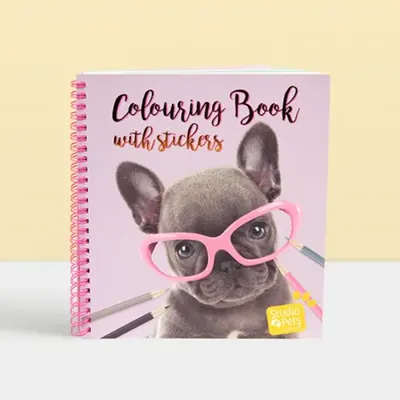 Книжка за оцветяване със стикери, Кученцето Санчеста
