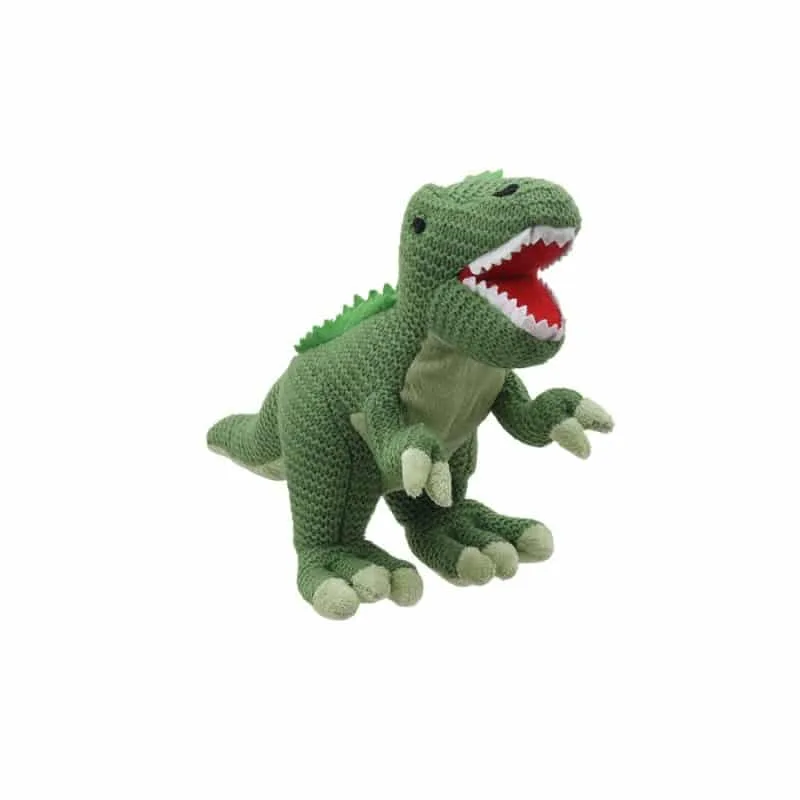 Плетена играчка Динозавър T-rex, 28 см.