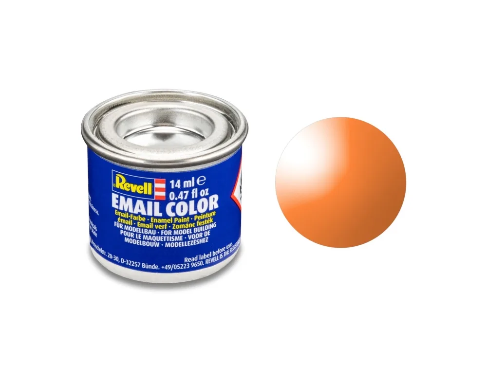 Емайлна боя, Revell, Email Color, Чисто оранжево, 14 мл