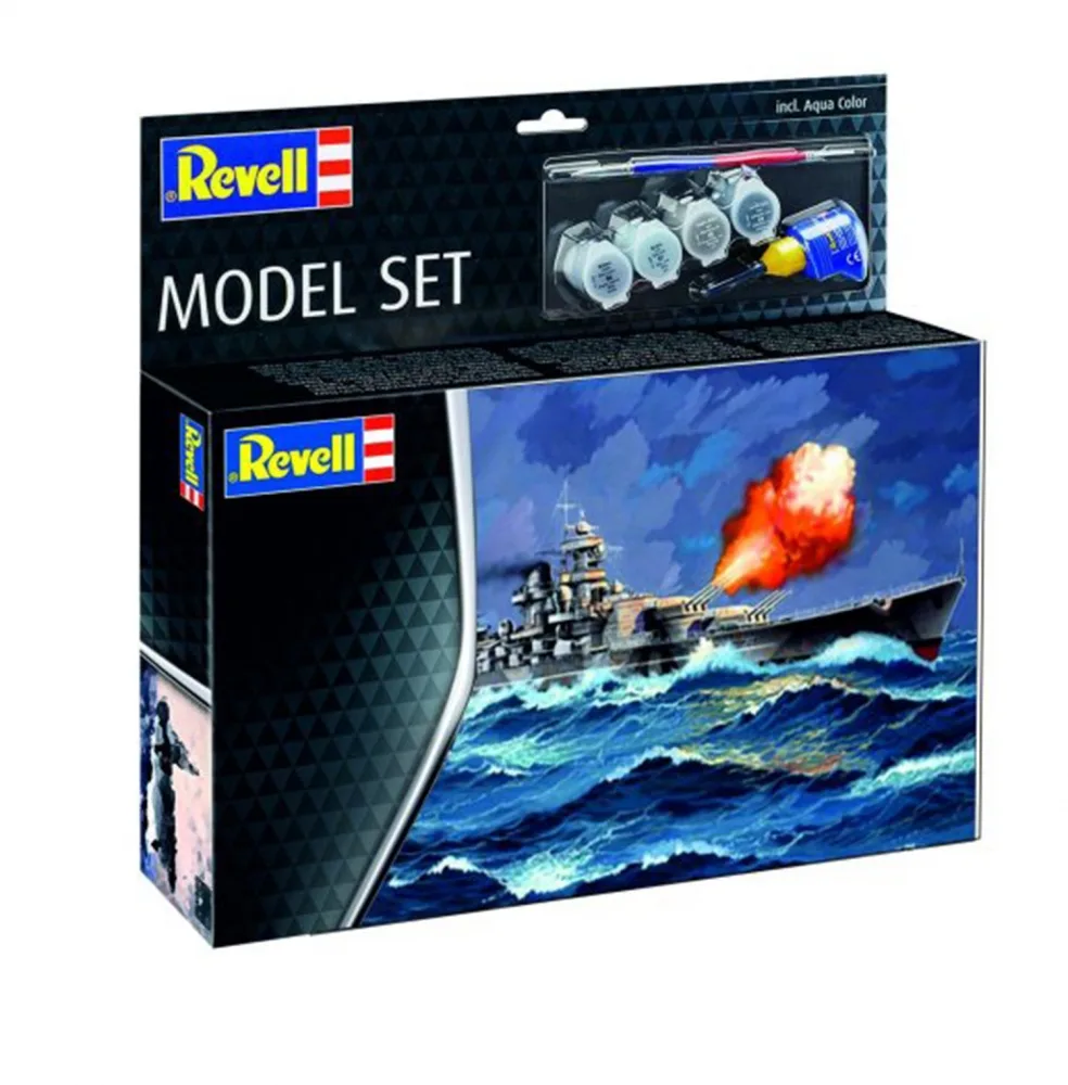 Комплект за сглобяване, Revell, Боен кораб Гнайзенау, 48 части