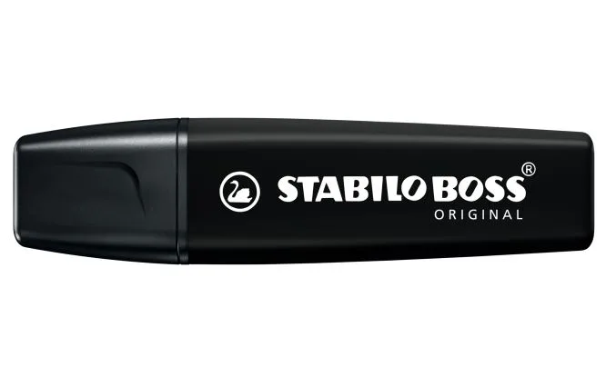 Текст маркер, Stabilo, Boss Original, Черен
