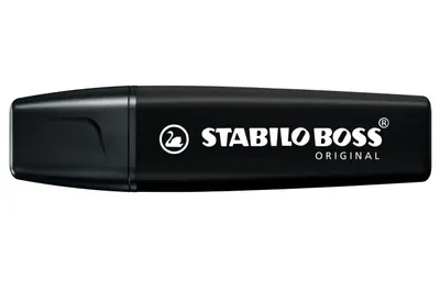 Текст маркер, Stabilo, Boss Original, Черен
