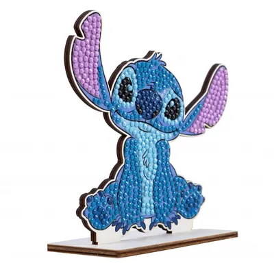 Комплект за диамантена бродерия, Craft Buddy, Crystal Art Buddies, Стич, 7 части