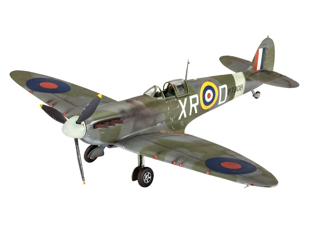 Сглобяем модел, Revell, Изтребител Spitfire Mk.II, 34 части