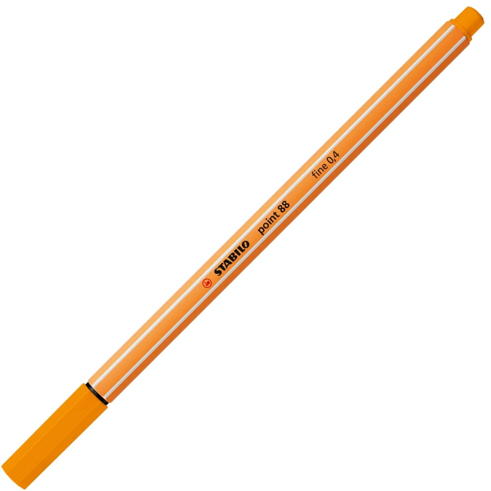 Тънкописец, Stabilo, Point 88 fine 0.4, Оранжев